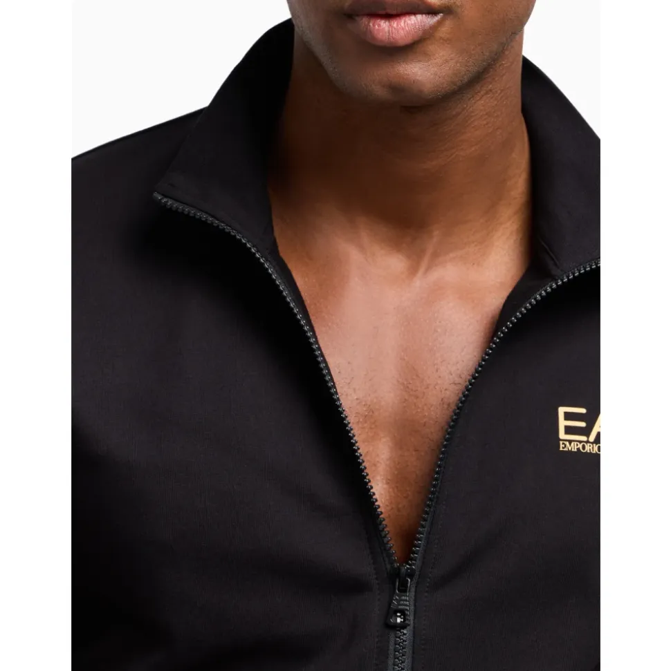 Zwart Sportief Trainingspak Set
